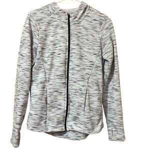 Danskin Now Athletic Hoodie Gray Medium